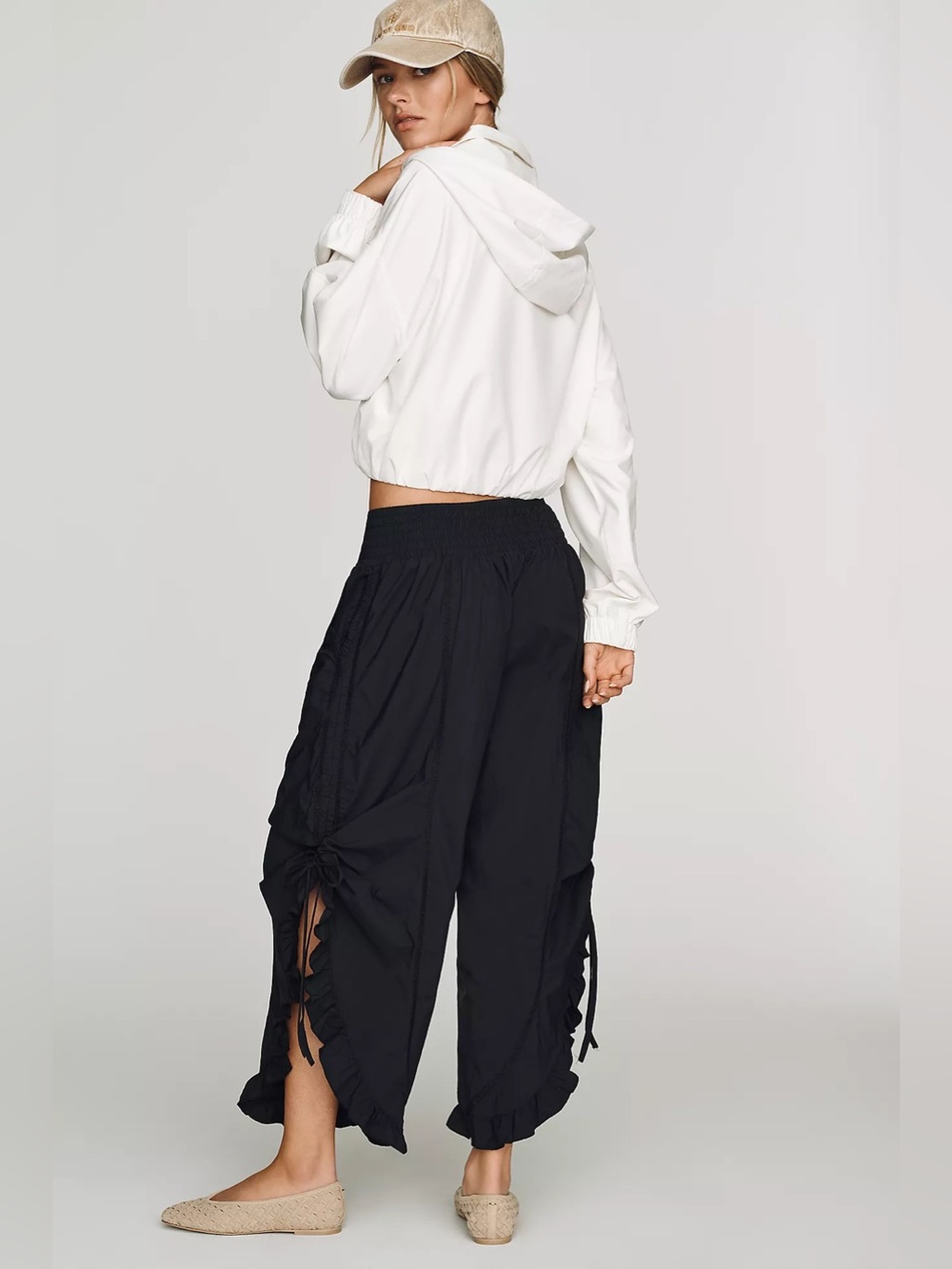 Anthropologie Daily Practice Ruffle Pants